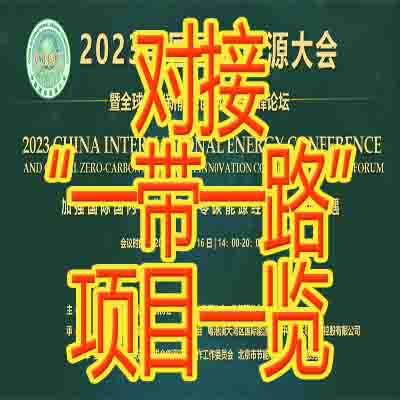 中海协对接"一带一路"项目一览