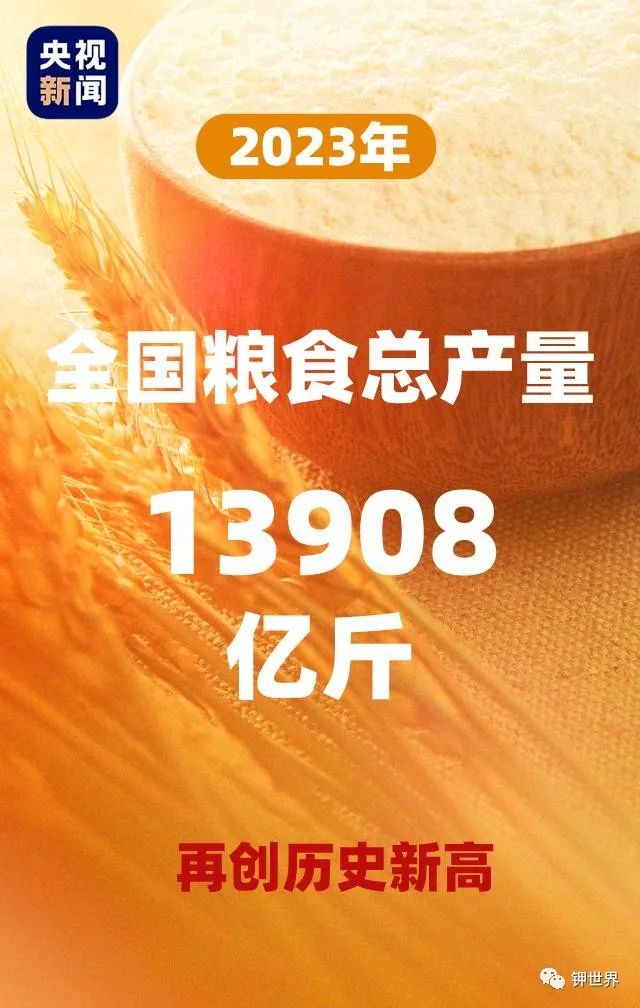 2023粮食总产量创新高