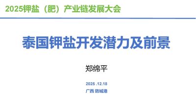 泰国钾盐开发潜力及前景